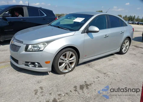 2014 Chevrolet Cruze Ltz из США, поврежденный, VIN 1G1PG5SB0E7337622